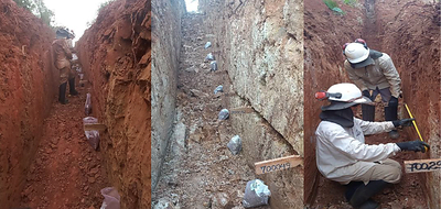 Figure 1: Trenching in the Southwest Sector. (CNW Group/Bravo Mining Corp.)