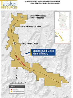 Figure 1 (CNW Group/Talisker Resources Ltd)