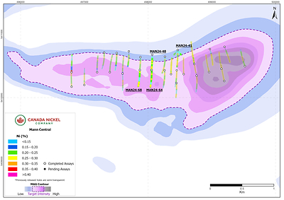 Figure 4 - Mann Central (CNW Group/Canada Nickel Company Inc.)