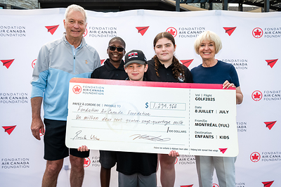 The Air Canada Foundation hosted its 13th annual Golf Tournament. (CNW Group/Air Canada)