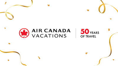 Air Canada Vacations Celebrates 50th Anniversary. (CNW Group/Air Canada)