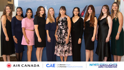 Eight scholarships will be awarded to young Canadian women studying to become commercial pilots or aircraft maintenance engineers. (CNW Group/Air Canada)