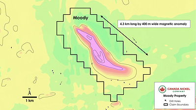 Canada Nickel - Figure 11 Moody Property (CNW Group/Canada Nickel Company Inc.)