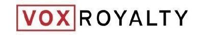 Vox Royalty Corp. Logo (CNW Group/Vox Royalty Corp.)