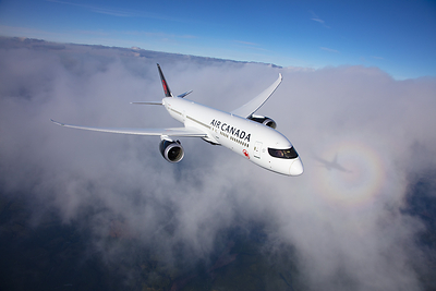 One of the two daily flight between Ottawa and Vancouver will be operated on a Boeing 787-9 Dreamliner. (CNW Group/Air Canada)