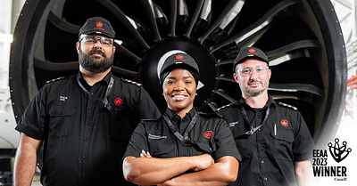 Air Canada Earns Outstanding Commitment Honours and Sector Distinction Award at Employment Equity Achievement Awards (CNW Group/Air Canada)