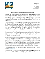 NGEx Announces Closing of Spin-out of LunR Royalties (CNW Group/NGEx Minerals Ltd.)
