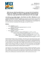 Lunahuasi Drill Results 9 with map (CNW Group/NGEx Minerals Ltd.)
