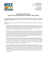 NGEx Reports Q1 2025 Results; Successful Phase 3 Campaign Reinforces Lunahuasi’s Unique Potential (CNW Group/NGEx Minerals Ltd.)