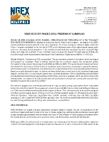 NGEX KICKS OFF PHASE 3 DRILL PROGRAM AT LUNAHUASI (CNW Group/NGEx Minerals Ltd.)