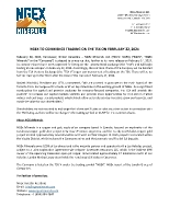 NGEX TO COMMENCE TRADING ON THE TSX ON FEBRUARY 22, 2024 (CNW Group/NGEx Minerals Ltd.)