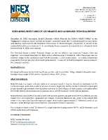 NGEX ANNOUNCES FILING OF LOS HELADOS AND LUNAHUASI TECHNICAL REPORT (CNW Group/NGEx Minerals Ltd.)