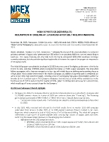 NGEX REPORTS Q3 2023 RESULTS; RESUMPTION OF DRILLING AT LUNAHUASI AFTER $85.7 MILLION FINANCING (CNW Group/NGEx Minerals Ltd.)