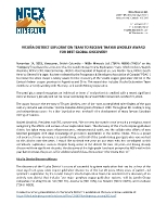 VICUÑA DISTRICT EXPLORATION TEAM TO RECEIVE THAYER LINDSLEY AWARD FOR BEST GLOBAL DISCOVERY (CNW Group/NGEx Minerals Ltd.)