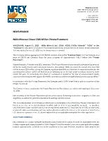 NGEx Minerals Closes C$85 Million Private Placement (CNW Group/NGEx Minerals Ltd.)