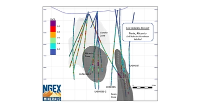 NGEx Minerals Los Helados Allicanto Zone July 2023 (CNW Group/NGEx Minerals Ltd.)