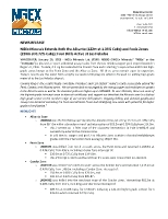 NGEx Minerals Extends Both the Alicanto (122m at 1.05% CuEq) and Fenix Zones (220m at 0.72% CuEq); Four Drills Active at Los Helados (CNW Group/NGEx Minerals Ltd.)