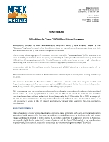 NGEx Minerals Closes C$30 Million Private Placement (CNW Group/NGEx Minerals Ltd.)