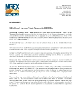 NGEx Minerals Increases Private Placement to C$30 Million (CNW Group/NGEx Minerals Ltd.)