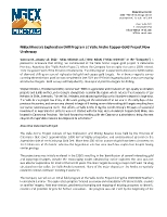 NGEx Minerals Exploration Drill Program at Valle Ancho Copper-Gold Project Now Underway (CNW Group/NGEx Minerals Ltd.)