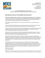 NGEx Minerals Ltd. (CNW Group/NGEx Minerals Ltd.)