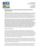 NGEx Minerals Ltd. (CNW Group/NGEx Minerals Ltd.)
