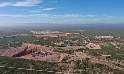 Figure 5: Mining Activities / Site Landscape (CNW Group/Orla Mining Ltd.)
