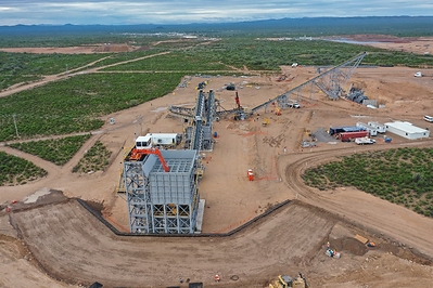 Figure 1: Crusher and Conveying Circuit (CNW Group/Orla Mining Ltd.)