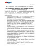 Boyd Group Services Inc. Reports Fourth Quarter and Full Year 2020 Results (CNW Group/Boyd Group Services Inc.)