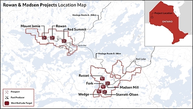 WEST RED LAKE GOLD ANNOUNCES C$10 MILLION PRIVATE PLACEMENT OF UNITS (CNW Group/West Red Lake Gold Mines Ltd.)