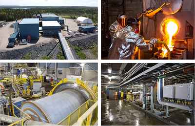 Figure 2: Madsen Mine mill and processing facilities (CNW Group/West Red Lake Gold Mines Ltd.)