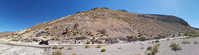 Figure 2: Extensive historical mining dumps at West Dome (looking West), Carangas Project (CNW Group/New Pacific Metals Corp.)