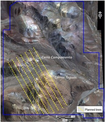Figure 1. Planned IPEx lines in Taguas Project (CNW Group/Orvana Minerals Corp.)