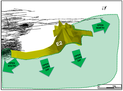 Figure 5. Area E2: Growth Potential (CNW Group/Orvana Minerals Corp.)