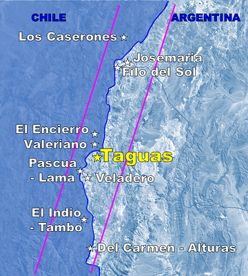Figure 1. Location of the Taguas Property (CNW Group/Orvana Minerals Corp.)