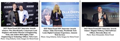 MotorTrend, QNX, and Vector Announce Fourth Annual Software-Defined Vehicle Innovator Awards