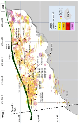 Figure 1: Location of Drill Results at Zgounder (CNW Group/Aya Gold & Silver Inc)