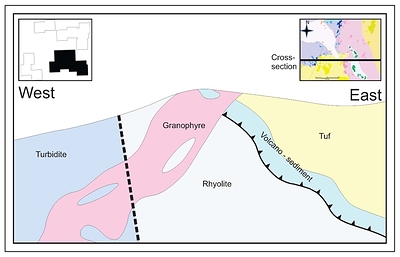 Figure 4 – Interpretated Cross Section of Zgounder East Showing (CNW Group/Aya Gold & Silver Inc)