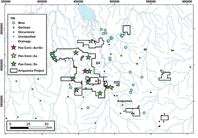 Figure 1: Ariquemes project area. (CNW Group/Meridian Mining S.E.)