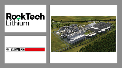 Rock Tech and Schwenk Zement partner on zero-waste strategy. (CNW Group/Rock Tech Lithium Inc.)