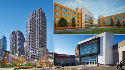 Morguard, CENGN and Nokia Launch Smart Building Living Labs to support Canadian Technology Innovation [from left to right] The Bay Club, in Toronto, Place Innovation in Montreal, and St. Laurent Shopping Centre, in Ottawa (CNW Group/Morguard Corporation)