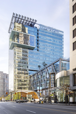 Morguard acquires partial interest in Telus Garden located at 510 West Georgia and 541 Robson Street, Vancouver (CNW Group/Morguard Corporation)