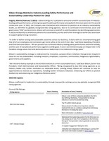 Gibson Energy Maintains Industry-Leading Safety Performance and Sustainability Leadership Position for 2022 (CNW Group/Gibson Energy Inc.)