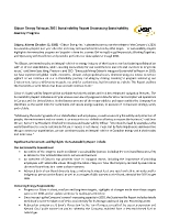 Gibson Energy Releases 2021 Sustainability Report Showcasing Sustainability Journey Progress (CNW Group/Gibson Energy Inc.)