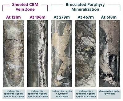 Figure 4: Core Photo Highlights of APC70-D4 (CNW Group/Collective Mining Ltd.)