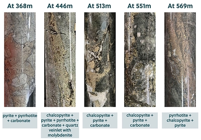 Figure 2: Core Photo Highlights of APC-54 (CNW Group/Collective Mining Ltd.)