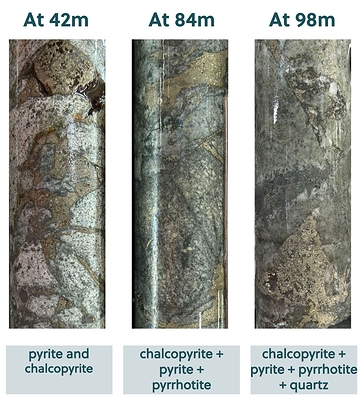 Figure 3: Core Photo Highlights from Drill Hole APC-42 (CNW Group/Collective Mining Ltd.)