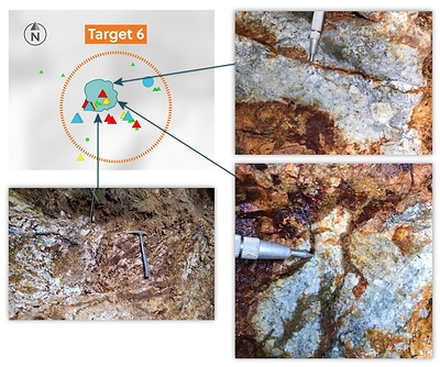 Figure 3: Angular and Crackle Breccia in Target 6 (CNW Group/Collective Mining Ltd.)