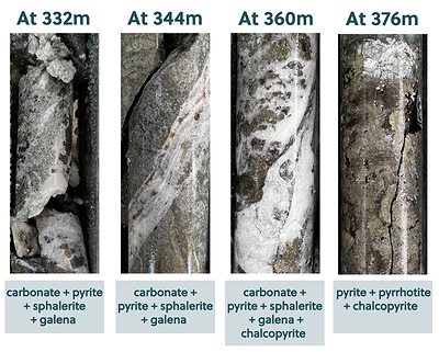 Figure 4: Apollo Target: Core Photo Highlights from APC-23 (CNW Group/Collective Mining Ltd.)