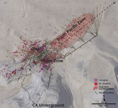 Figure 1: Granite Creek Underground Project Plan View (CNW Group/i-80 Gold Corp)